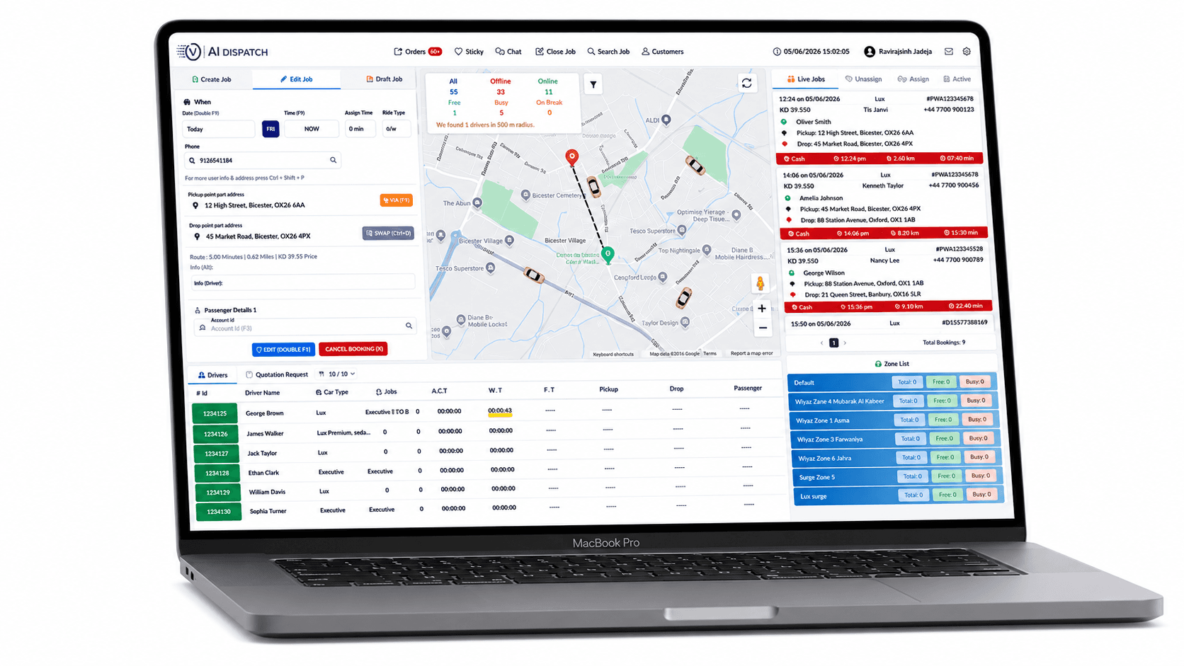 VAI Dispatch — Live war-room dispatch dashboard