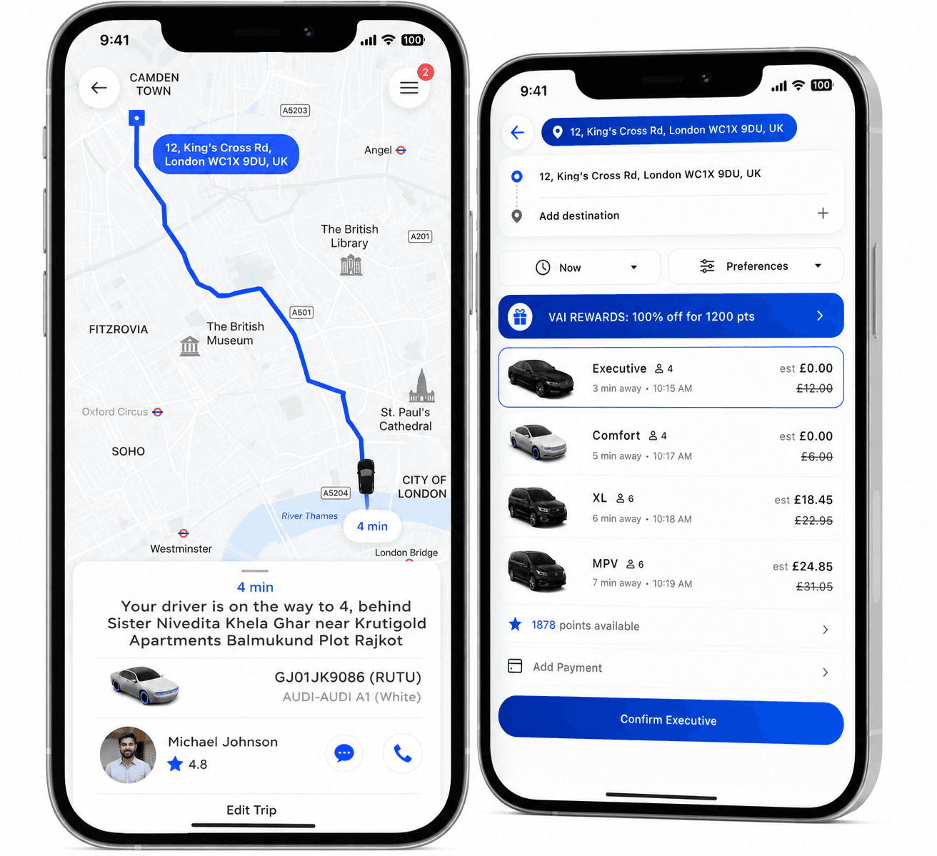 Passenger App preview