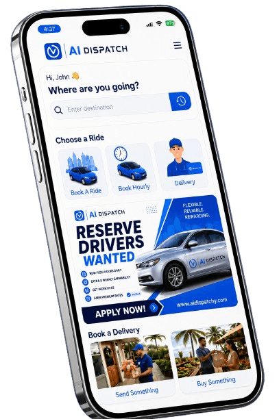 VAI Dispatch passenger app
